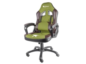 GENESIS Nitro 330 Uniwersalny fotel dla gracza Obite siedzisko Brązowy, Zielony