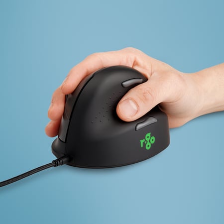 R-Go Tools Ergonomiczna mysz R-Go HE Break mysz z aplikacją do robienia przerw, rozmiar średni, praworęczna, przewodowa, czarna