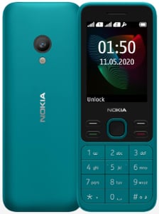 Nokia 150 6,1 cm (2,4") 90,53 g Cyan Funktionell telefon