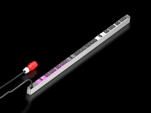 Rittal 7979.139 rozdzielacz zasilania PDU 24 x gniazdo sieciowe 0U Czarny, Srebrny