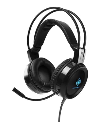Deltaco GAM-105 Headphones/Headset, Wired, Headband, Gaming, USB Type-A, Black