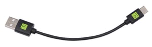 Techly ICOC MUSB20-CMAM01T USB-Kabel USB 2.0 0,1 m USB-A auf USB-C Schwarz