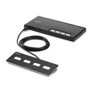 Belkin F1DN004MOD-KM-4 KVM-Switch, schwarz