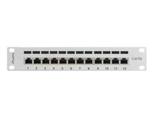 Lanberg PPF5-9012-S panel krosowniczy 1U