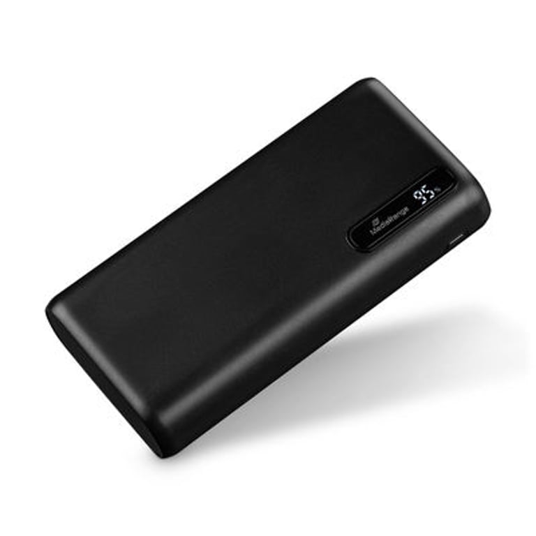 фото Зовнішній акумулятор (павербанк) MediaRange 20000mAh PD/18W, QC/22,5W, USB-C, 2*USB-A, with LCD (MR756)