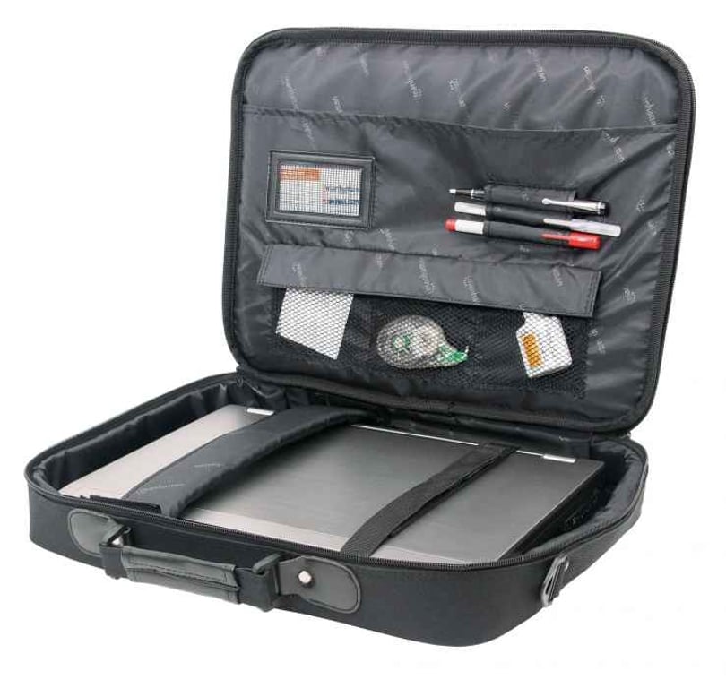 Manhattan 421560 torba na laptop 43,2 cm (17") Aktówka Czarny