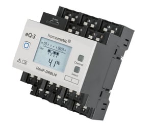 eQ-3 AG 154362A0 Smart Home - Controller DIN-rail mounting 4-channel shutter/blinds actuator.