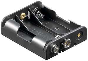Goobay 11984 container and latch for 3 AA batteries/rechargeable batteries