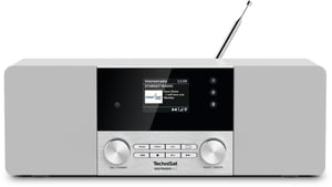 TechniSat DigitRadio 4 C Analog och digital 20 W DAB+, FM Silverfärgad MP3-spelare