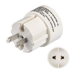 Hama US-Stecker-Netzadapter/Wechselrichter, weiß
