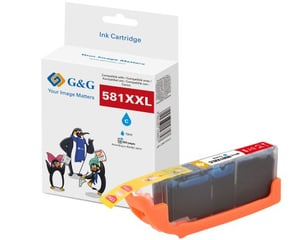 G&G 15842 nabój z tuszem 1 szt. Zamiennik Ekstra (Super) Wysoka wydajność Cyjan