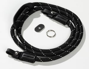 SmallRig 4882 pasek Aparat cyfrowy Skóra prawdziwa, Nylon Czarny