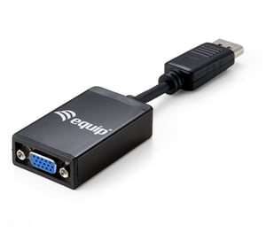 Equip 133435 Kabeladapter 0,15 m DisplayPort-VGA Schwarz