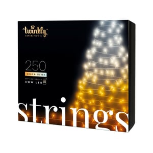 Twinkly TWS250GOP-BEU ljusslinga med 250 LED-lampor