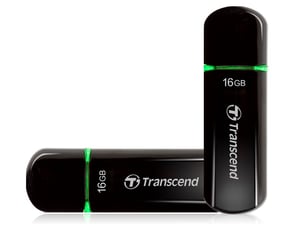 Transcend JetFlash 600 USB-minne 16 GB USB Typ A 2.0 Svart