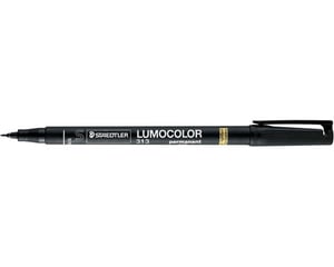 Staedtler 313-2 Permanent Marker, Bullet Tip, Black, 10 pcs.