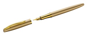 Pelikan Jazz Noble Elegance P36 Fountain Pen, Cartridge Filling System, Gold, Yellow, 1 pc.