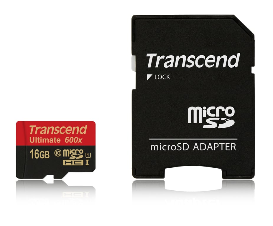 Transcend 16GB microSDHC Class 10 UHS-I (Ultimate) MLC Klasa 10