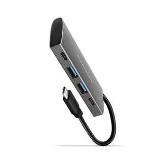 Axagon HMC-4G2 USB 3.2 Gen 2 (3.1 Gen 2) Type-C-Hubs und -Konzentratoren, 10000 Mbit/s, grau