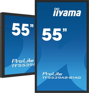 iiyama TF5539AS-B1AG signage display Kiosk 138,7 cm (54.6") LED 435 cd/m² 4K Ultra HD Czarny Ekran dotykowy Procesor wbudowany Android 11 24/7