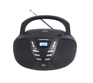 Blaupunkt BB7BK CD Player, Black, Portable CD Player