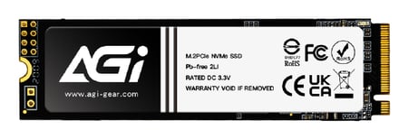 AGI Technology AI298 2 TB M.2 PCI Express 3.0 NVMe 3D NAND