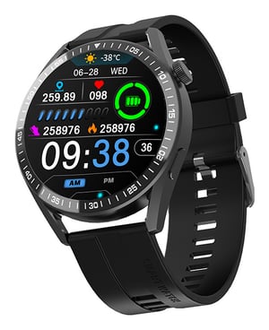 Tracer SM8V onyx 3,25 cm (1.28") IPS 46 mm Cyfrowy 240 x 240 px Ekran dotykowy Czarny