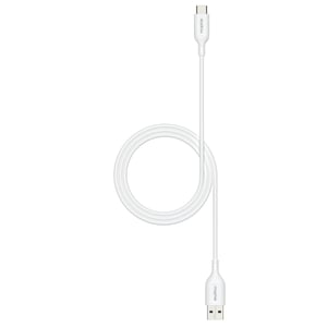mophie essentials Ladekabel | 1 m USB-Kabel USB 2.0 USB-A auf USB-C, weiß