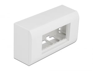 DeLOCK Easy 45 Wall-Mount Enclosure, 152 x 82 mm, white