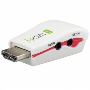 Techly IDATA HDMI-VGA2MA konwerter sygnału wideo Aktywny konwerter video 1920 x 1080 px