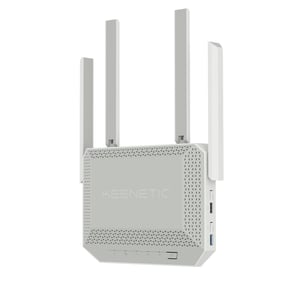 Keenetic Titan (KN-1812) Router Mesh Wi-Fi 7 BE7200 Multi-Gigabit z 1 złączem 10G, 1 złączem 2,5G i 4 złączami 1G Smart Switch oraz wielofunkcyjnymi portami USB 3.2 i 2.0