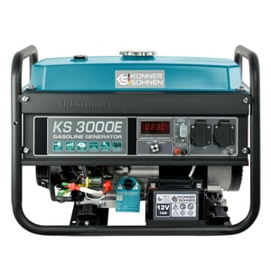 Könner & Söhnen KS 3000E agregat prądotwórczy 2600 W 15 l Benzynowy Czarny, Morski