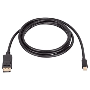 Akyga AK-AV-15 1.8 m DisplayPort to Mini DisplayPort Cable, Black