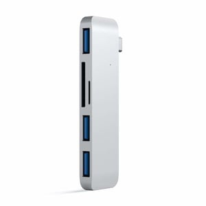 Satechi ST-TCUHS stacja dokująca USB 3.2 Gen 1 (3.1 Gen 1) Type-C Srebrny