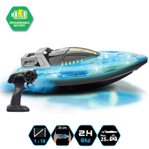 Exost RC Aqua Lights ferngesteuertes Modellboot mit Elektromotor