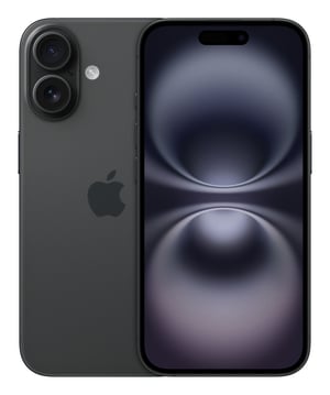 Apple iPhone 16 15,5 cm (6.1") Dual SIM iOS 18 5G USB Type-C 128 GB Czarny