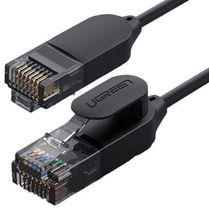 Ugreen 70656 Netzwerkkabel, schwarz, 10 m, Cat6a U/UTP (UTP)