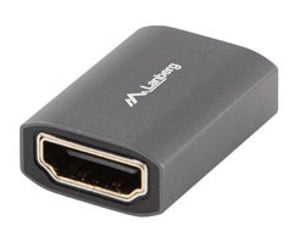 Lanberg AD-HDMI-02 adapter för HDMI-A-honkontakt 2.1 Silver
