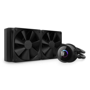 NZXT Kraken 240 All-in-One-Flüssigkeitskühler für den Prozessor 12 cm Schwarz 1 szt.