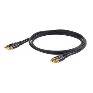Proel CHLP250LU3 kabel audio 3 m 2 x RCA Czarny