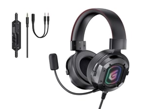 Conceptronic ATHAN03B Headphones/Headset, Wired, Headband, Gaming, Black