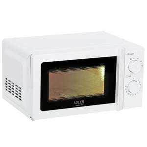 Adler AD 6205 kuchenka mikrofalowa Biały Mikrofalówka Solo Blat 20 l 700 W