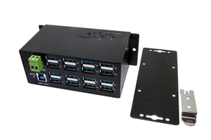 EXSYS EX-1113HMS huby i koncentratory USB 3.2 Gen 1 (3.1 Gen 1) Type-B 5000 Mbit/s Czarny