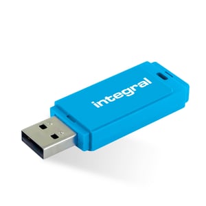 Integral INFD32GBNEONB USB-Stick 32 GB, USB Typ A 2.0, blau
