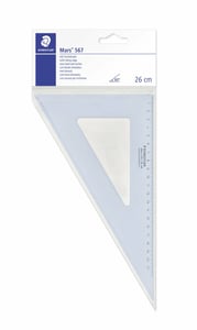 Staedtler Mars 567 Desk Ruler 260 mm Plastic Blue, Transparent 1 pc.