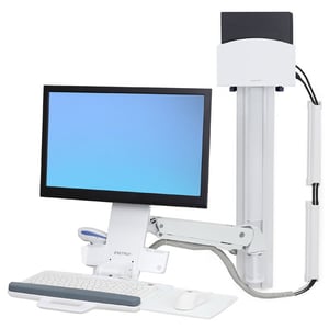 Ergotron StyleView Weißer PC-Multimedia-Ständer