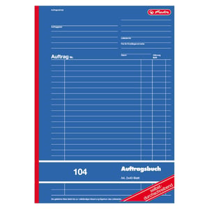 Herlitz 880427 Business Notebook, Blue, A4, 80 sheets
