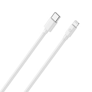 RealPower 385242 kabel do telefonu Biały 2 m USB C Lightning