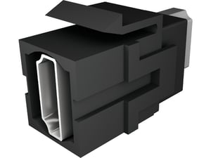 Bachmann 918.041 HDMI-Steckdose, schwarz