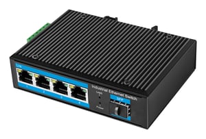LogiLink NS204 Unmanaged Gigabit Ethernet (10/100/1000) Network Switch, Black